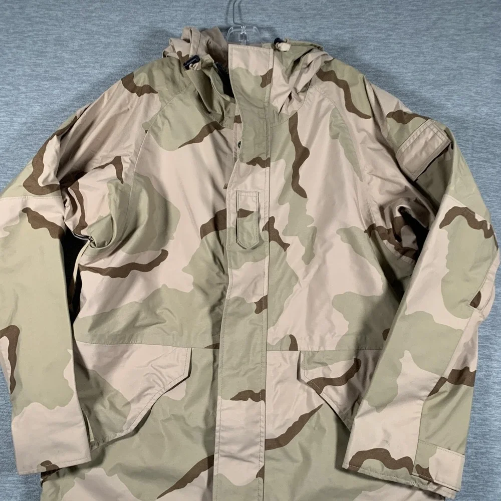 Tennessee Apparel Corp Parka Mens Medium‎ Long Cold Weather Desert Camo ECWCS